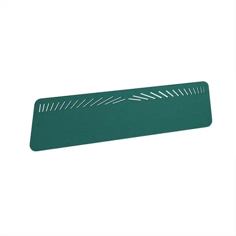 Domino Acoustic Desktop Screen - 1600mm - Peacock Blue